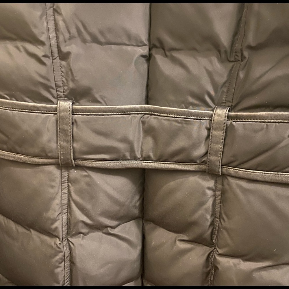 Mackage Down Parka Jacket with leather sleeves - Picture 8 of 10